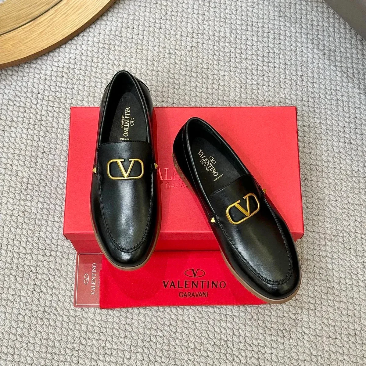 Valentino Garavani Black Gold Loafers — Oopbuy Spreadsheet find