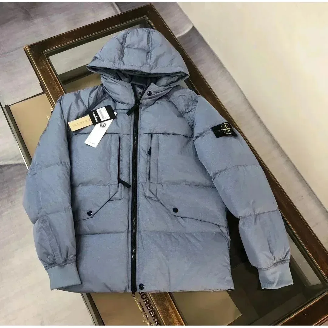 Stone Island Stone Island 68-15 Grey Hooded Parka Grey
