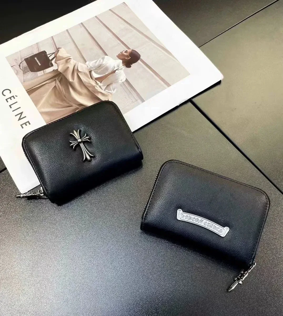 Chrome Hearts Chrome Hearts CH Cross Black Wallet Black
