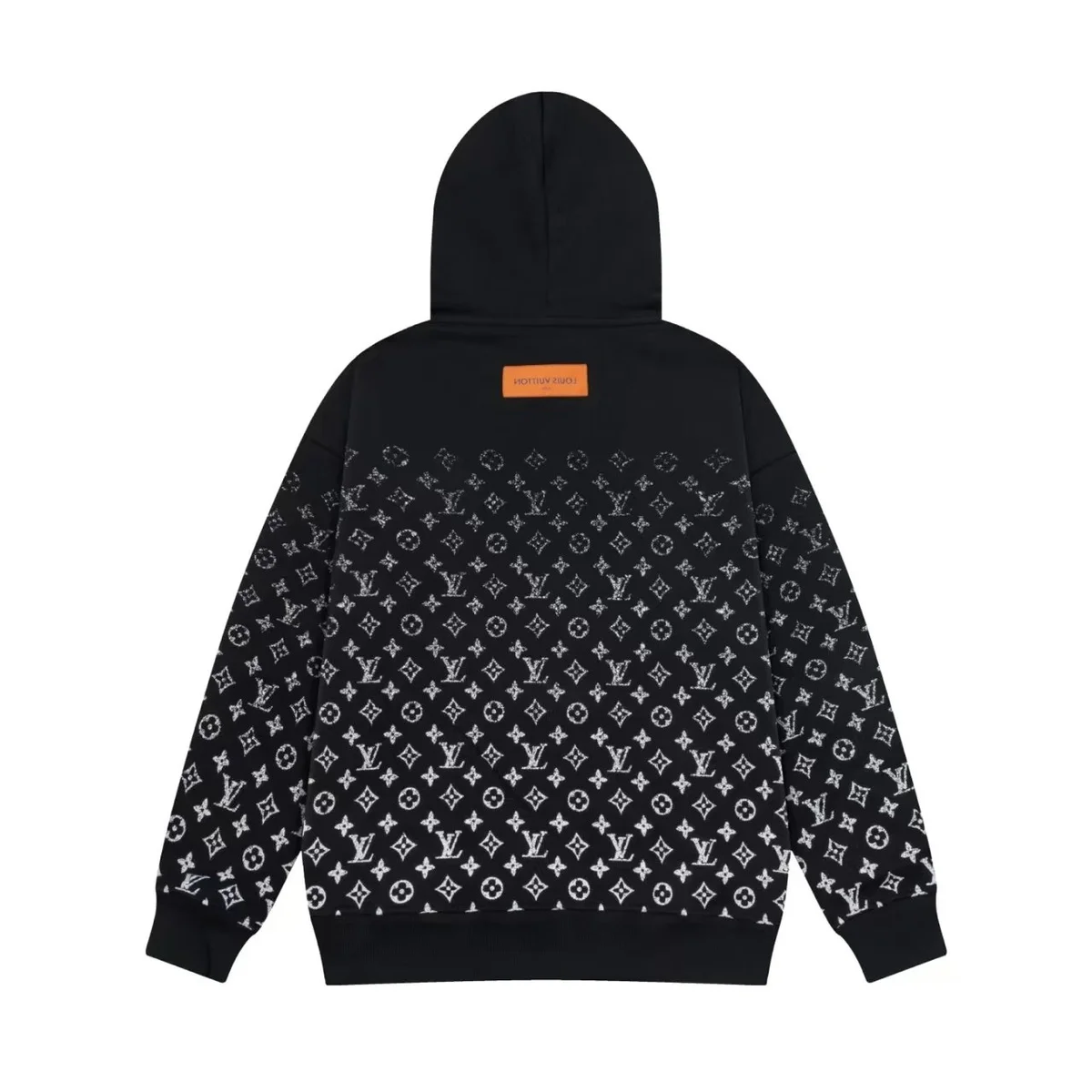 Louis Vuitton Louis Vuitton Monogram Black/White Hoodie Black