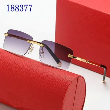 Cartier Cartier Soleil Blanc Gradient Purple Sunglasses Purple - 1