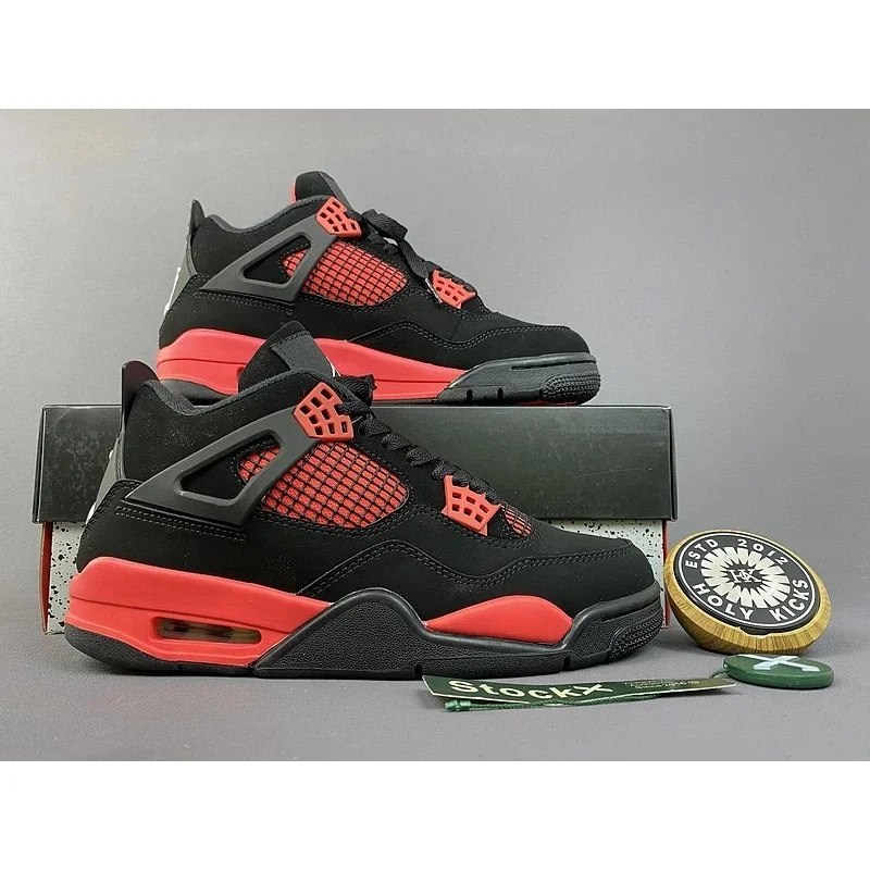 Jordan Jordan Air Jordan 4 Black/Red Sneakers Black