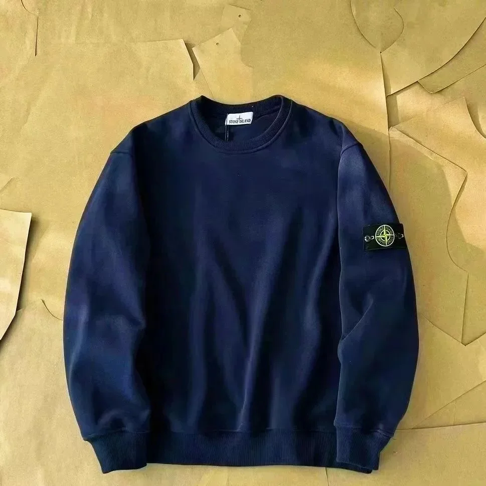 Stone Island Stone Island Navy Crewneck Sweatshirt Navy