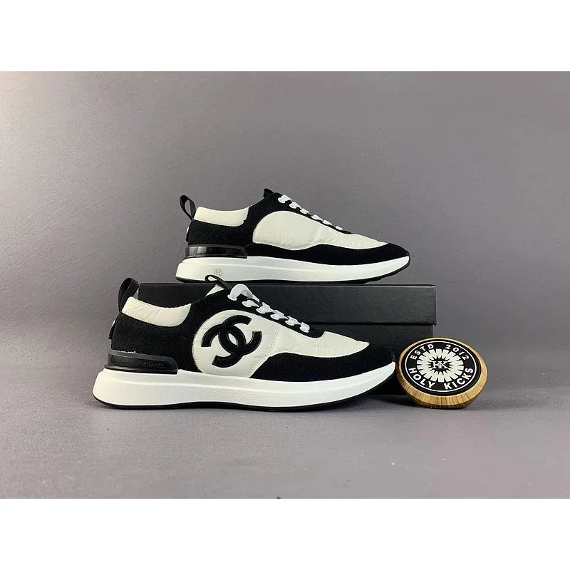 Chanel Runners Black & White Sneakers