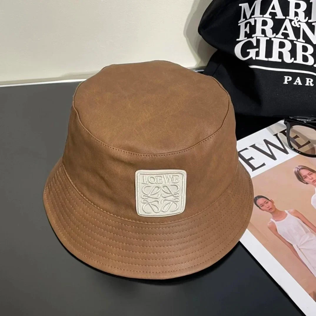Loewe Loewe Anagram Bucket Hat in Brown Brown