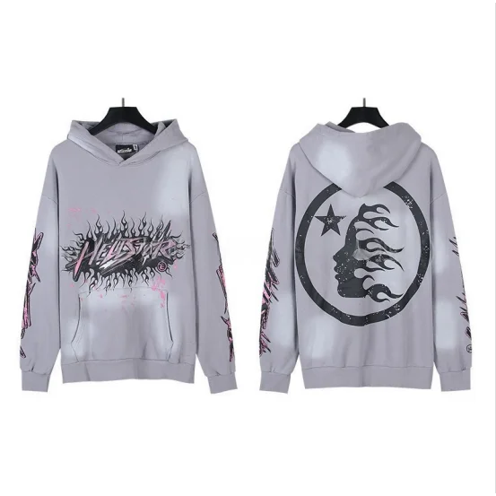 Hellstar Hellstar BB030 Heather Grey Hoodie Grey - 1