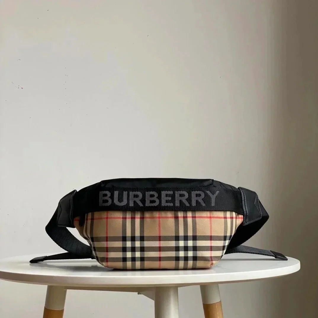 Burberry Burberry Vintage Check Belt Bag Beige - 1