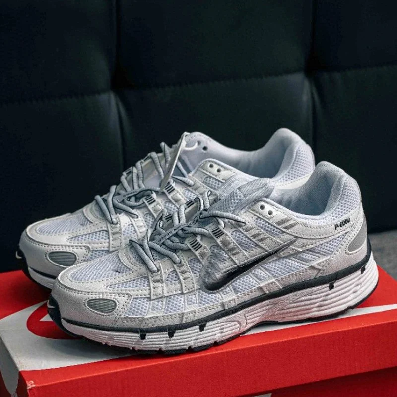 Nike Nike P-6000 Silver Grey Sneakers Silver