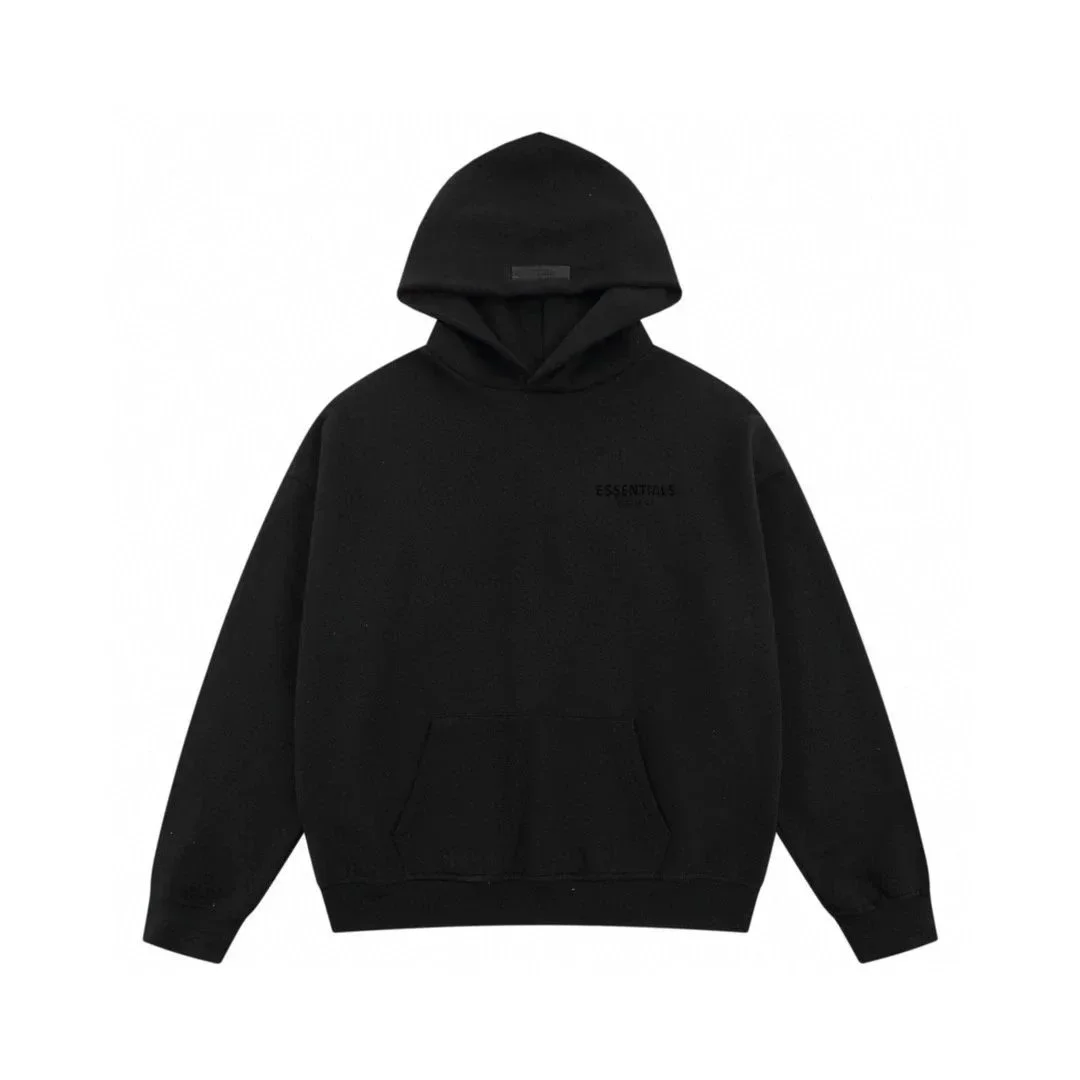 Fear of God Fear of God Essentials FOD-21 Black Hoodie Black - 1
