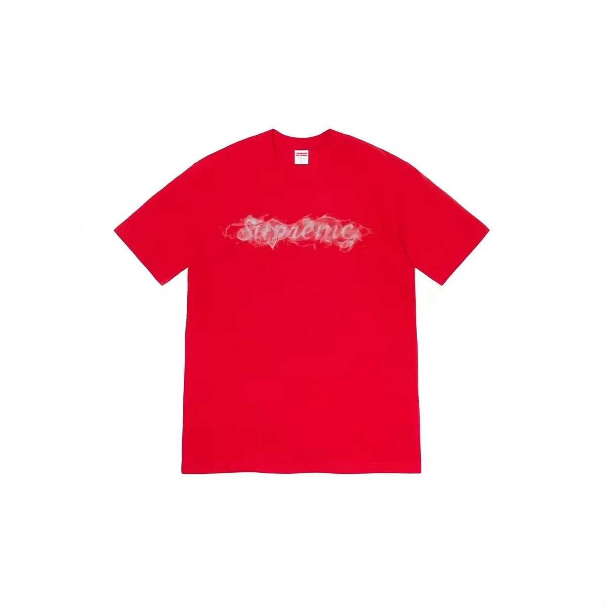 Supreme Supreme Smoke Logo T-Shirt Red Red - 1