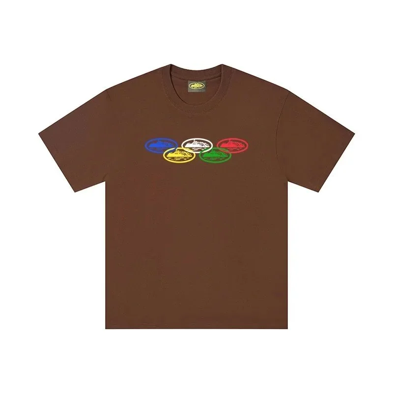 Other Brown Olympic Logo T-Shirt Brown - 1