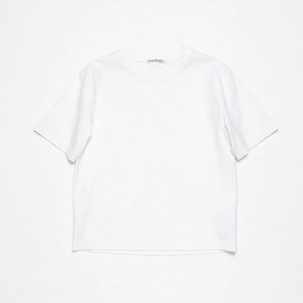 Acne Studios Acne Studios Face White T-Shirt White - 1