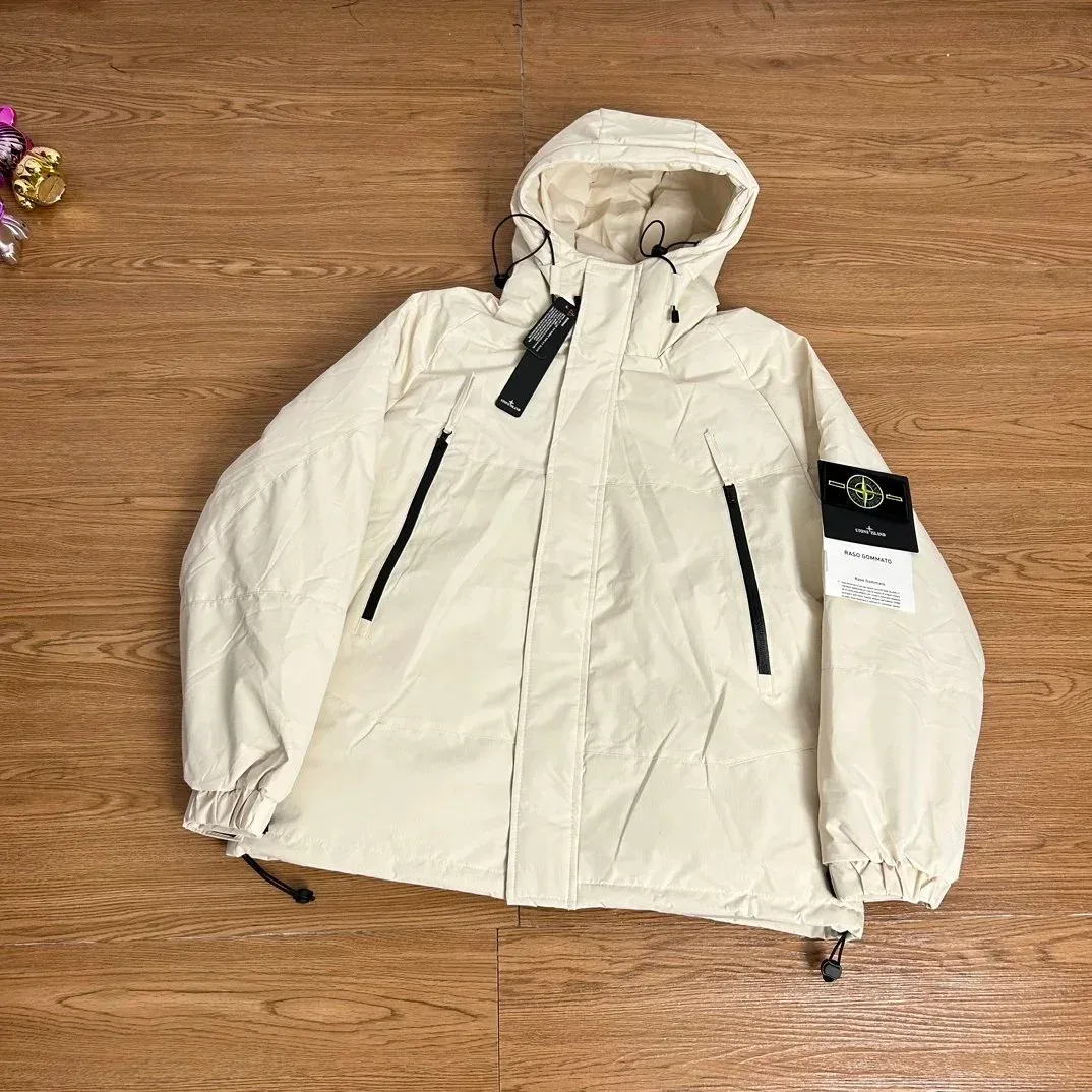 Stone Island Stone Island 68-15 Beige Hooded Parka Beige