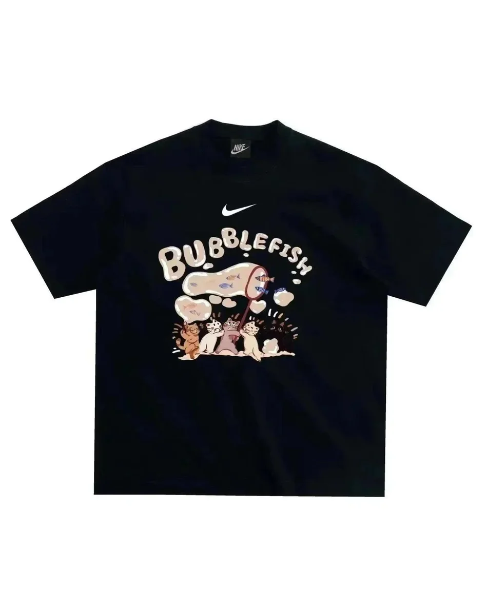 Nike Nike The Nike Tee Black Bubblefish Cat T-Shirt Black