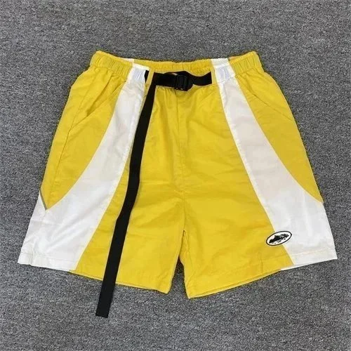 Other Colorblock Yellow & White Shorts Yellow - 1