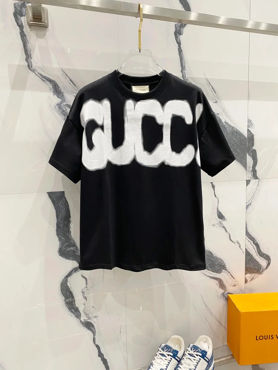Gucci Gucci Black/White Logo T-Shirt Black