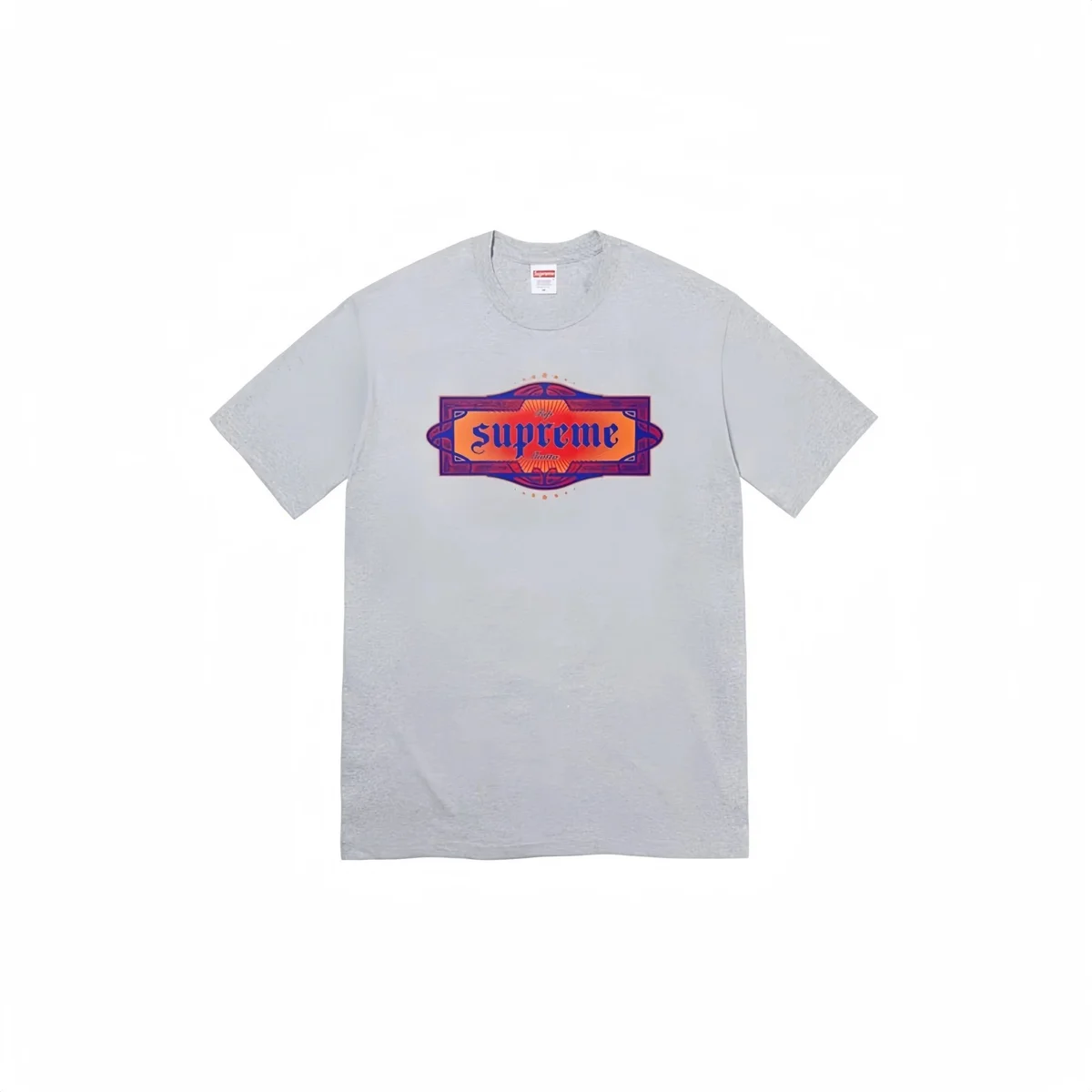 Supreme Supreme Classic Logo Grey T-Shirt Grey - 1