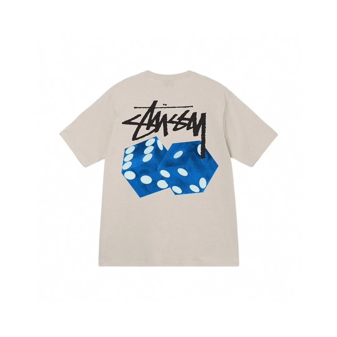 Stussy Stussy Stüssy Dice T-Shirt Beige Beige - 1