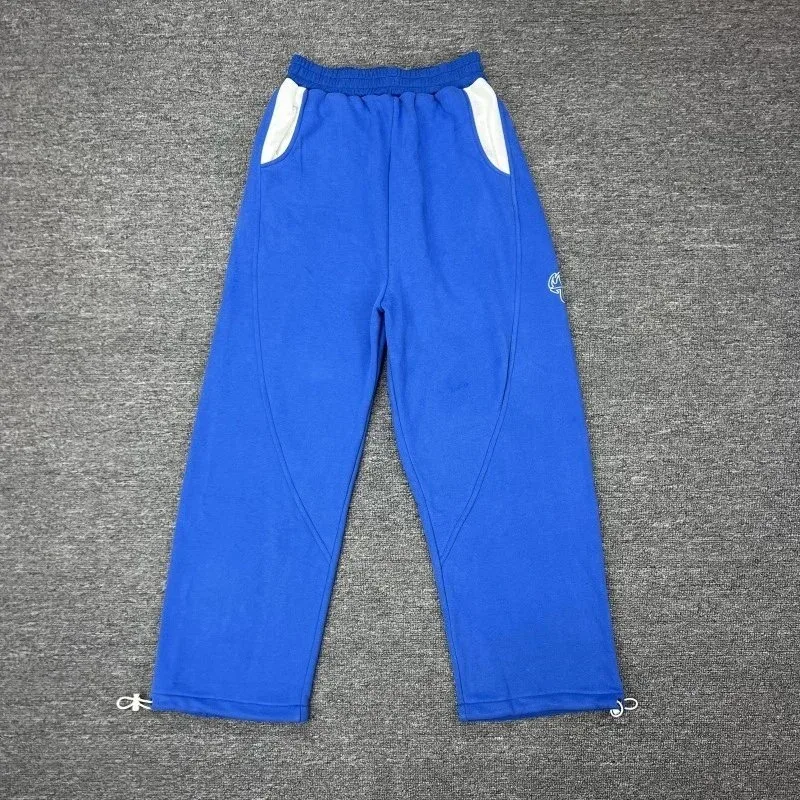 Other Blue White Panel Track Pants 04 Bottoms Blue - 1