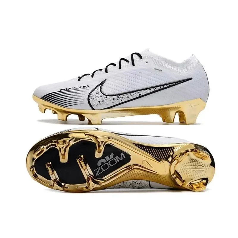 Nike Nike Mercurial White/Black/Gold Football Cleats White