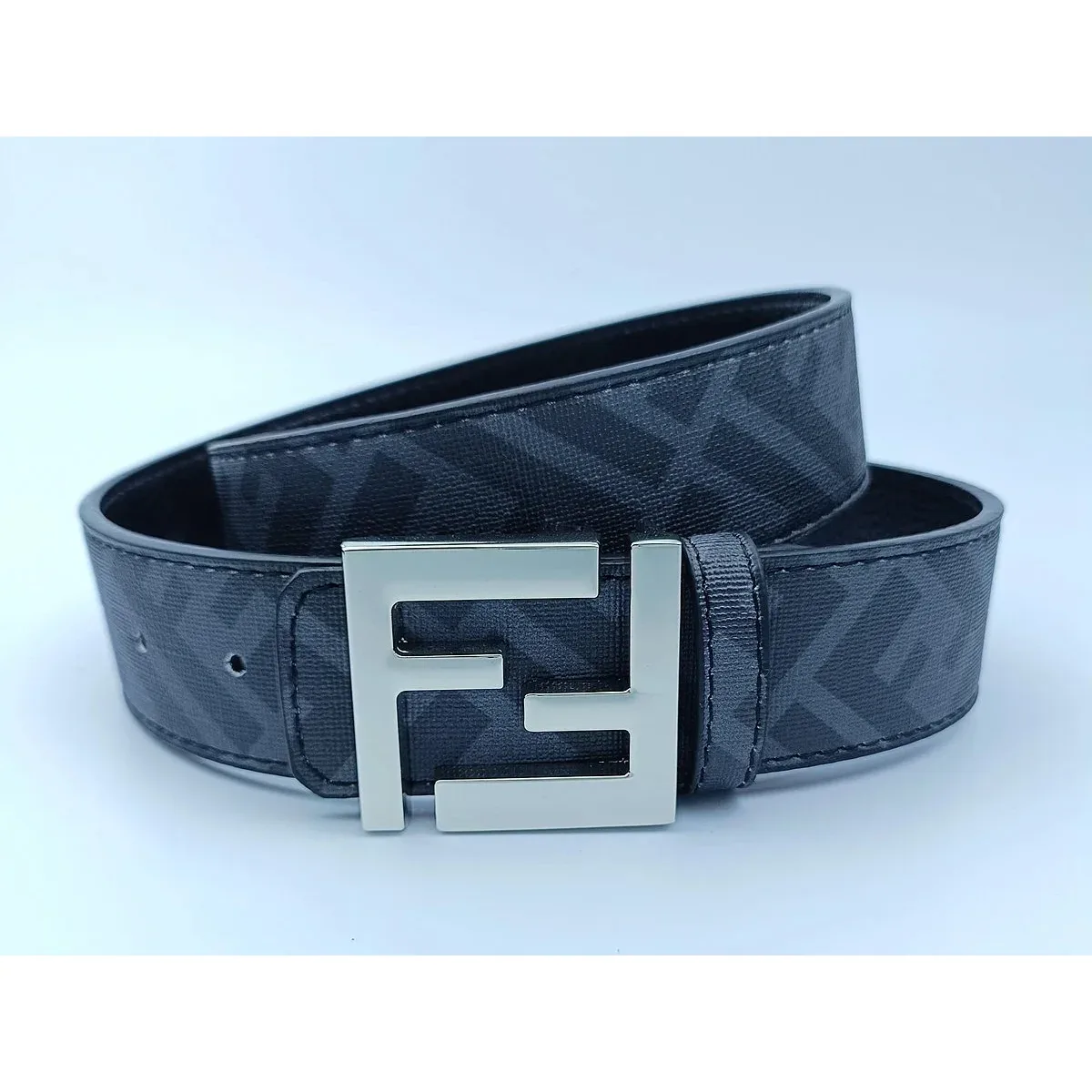 Fendi Fendi FF Monogram Black Belt Black