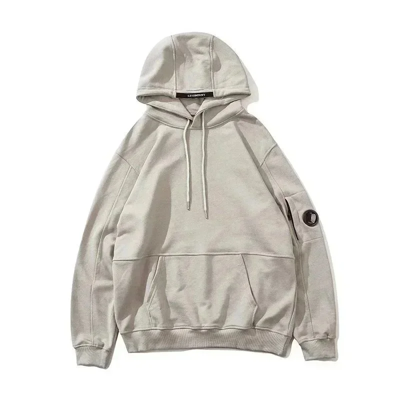 Other Unisex C-P12 Hoodie in Light Beige Beige - 1