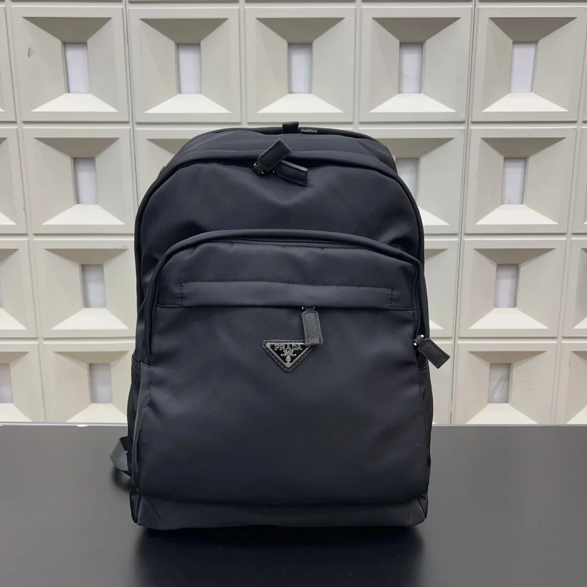 Prada Prada Backpack 12 Black Nylon Backpack Black