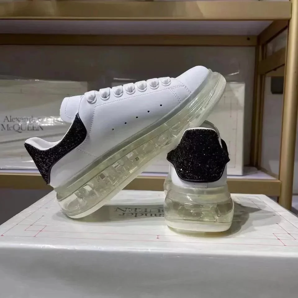 Alexander McQueen Alexander McQueen McQueen White/Black Sneakers White - 1