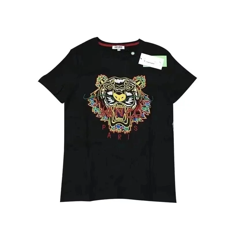 Kenzo Kenzo Tiger Head Black T-Shirt Black - 1