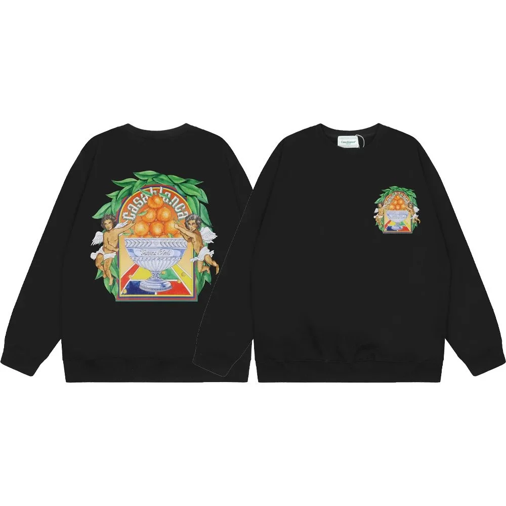 Other Black Casa Flanca Printed Sweatshirt Black - 1