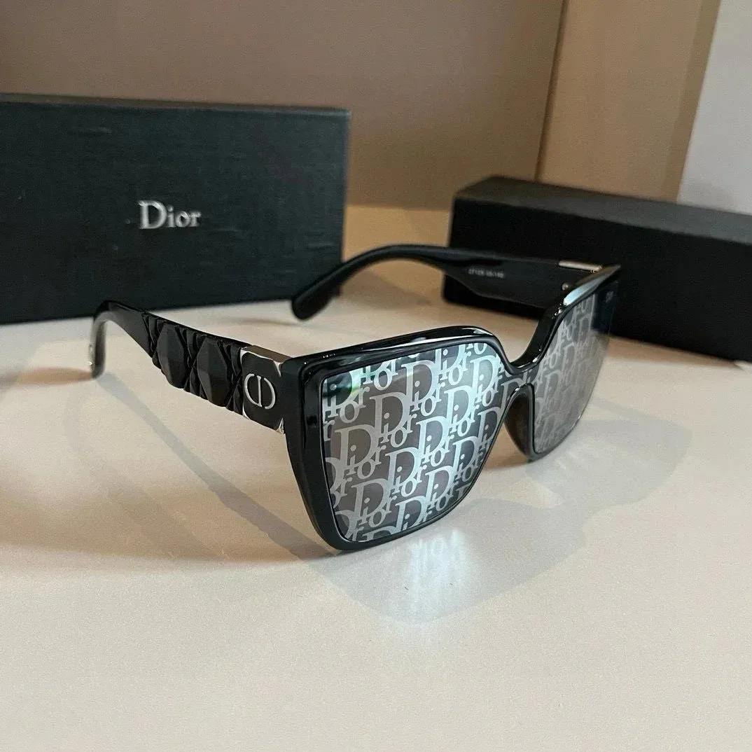 Dior Dior Oblique Black/White Sunglasses Black