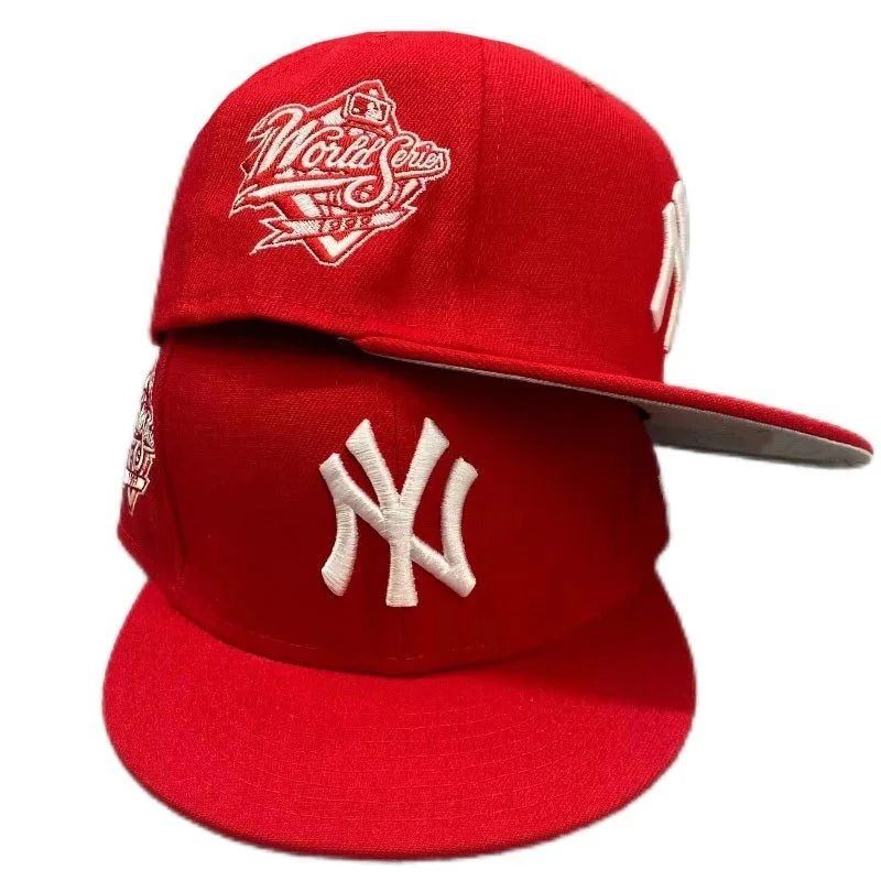 New Era New Era 59FIFTY NY Yankees World Series Red Cap Red - 1