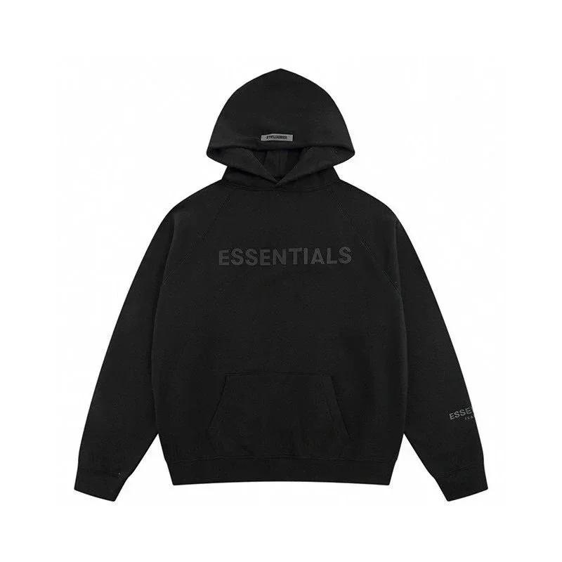 Fear of God Fear of God Essentials FOD-18 Black Hoodie Black - 1
