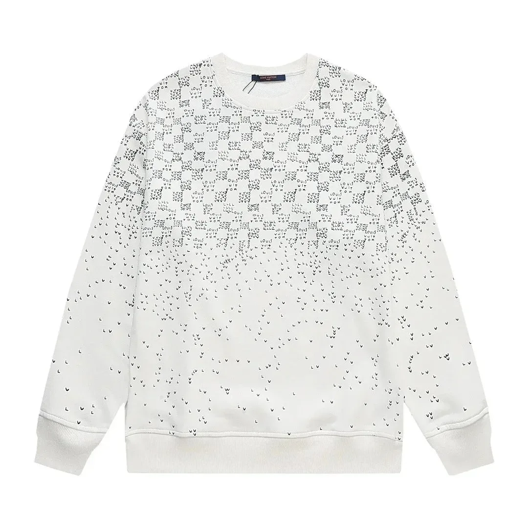 Louis Vuitton Louis Vuitton Monogram White/Black Print Sweatshirt White