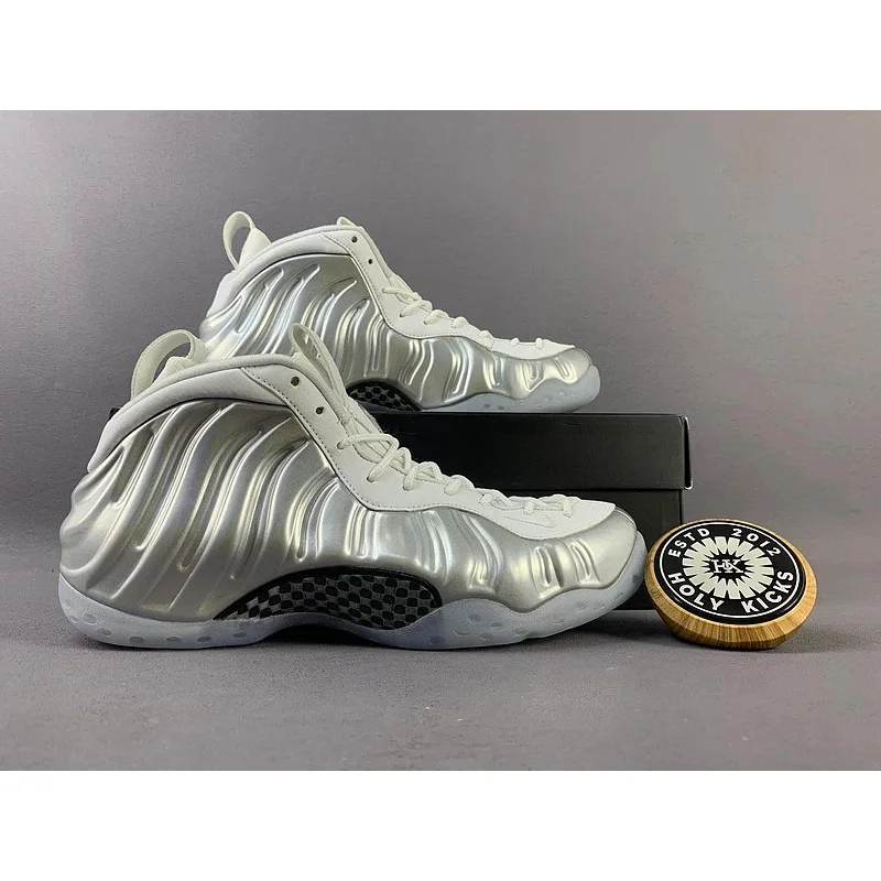 Nike Nike Air Foamposite One Silver Metallic Sneakers Silver - 1