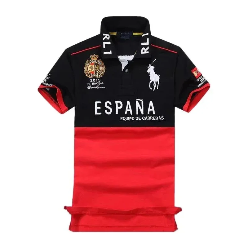 Polo Ralph Lauren Polo Ralph Lauren España Racing Polo Shirt Black/Red Black - 1
