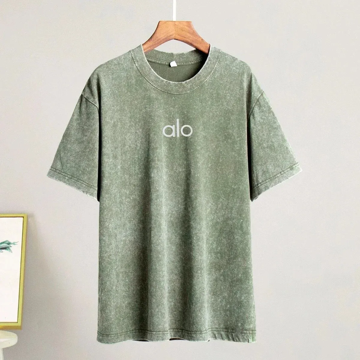 Other Unisex Army Green 'alo' T-Shirt Green - 1