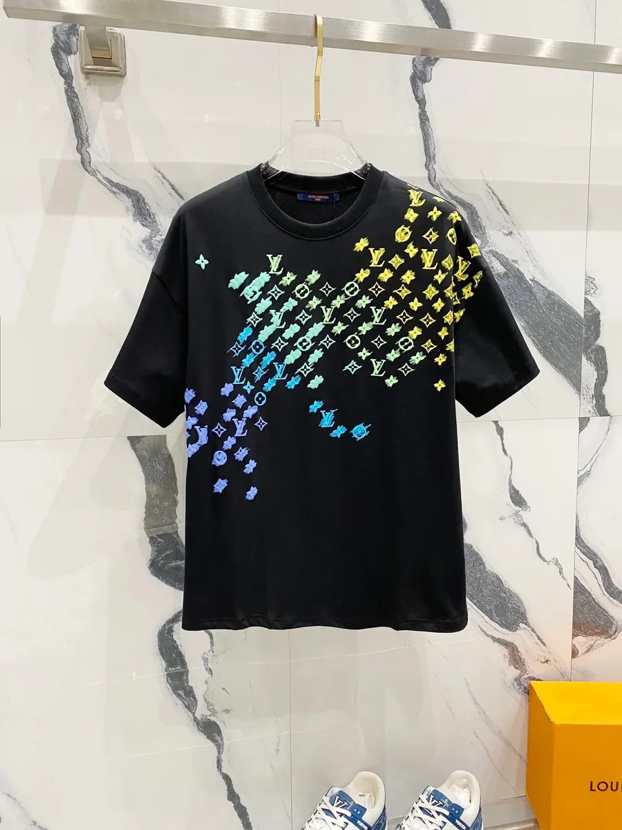 Louis Vuitton Louis Vuitton Monogram Multicolor T-Shirt Black