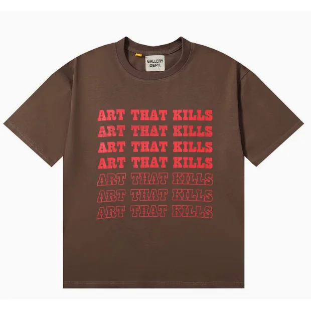 Gallery Dept. Gallery Dept. Art That Kills Brown T-Shirt Brown - 1