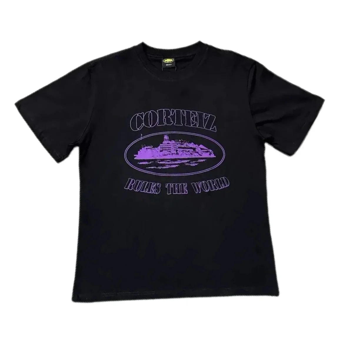 Corteiz Corteiz Rules the World Black T-Shirt SJ-04 Black - 1