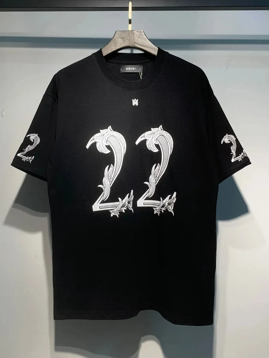 Amiri Amiri '22' Black T-Shirt Black - 1