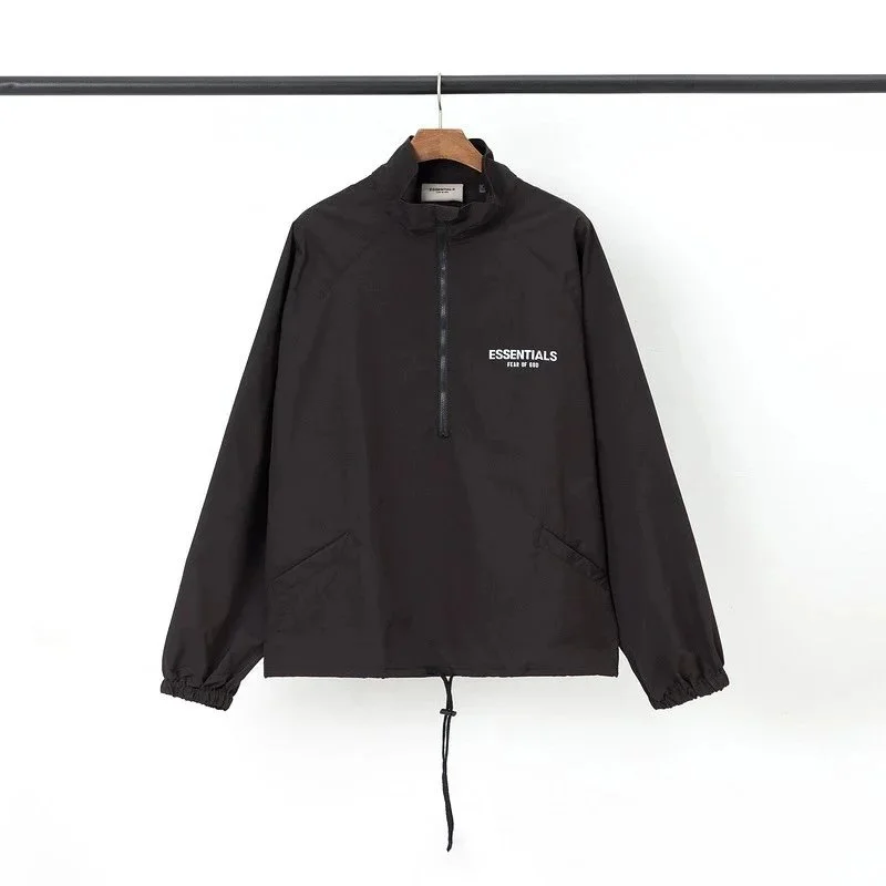 Fear of God Fear of God Essentials Black Jacket Black