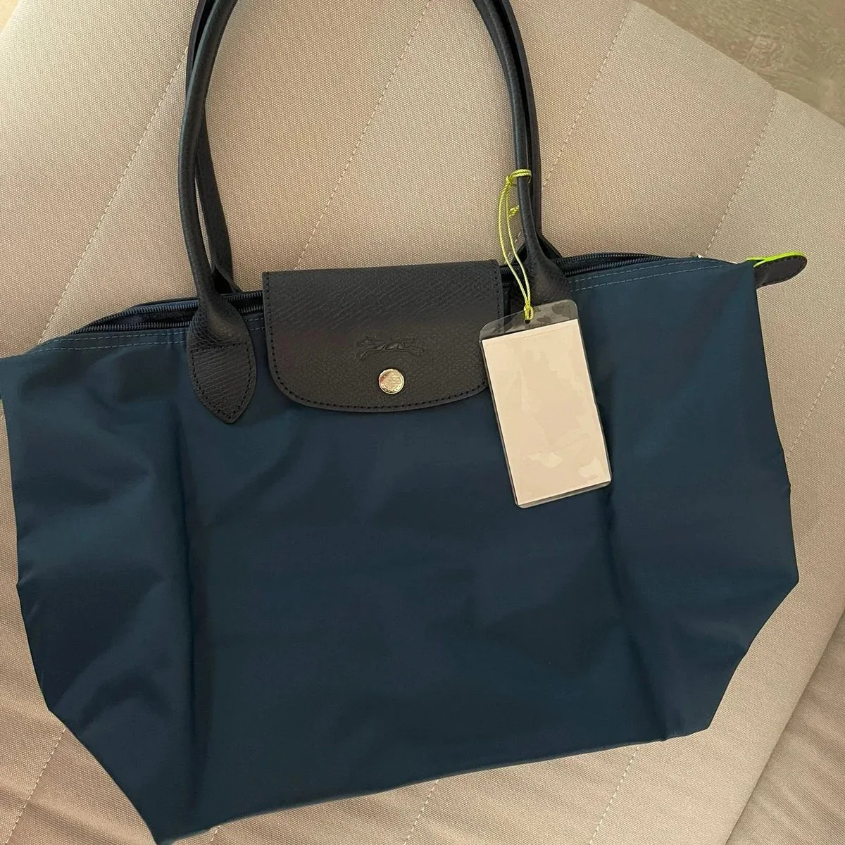 Longchamp Longchamp Le Pliage Eco Ocean Blue Tote Blue - 1