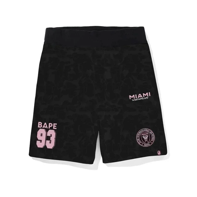 A Bathing Ape BAPE Miami 93 Shorts Black/Pink Black - 1