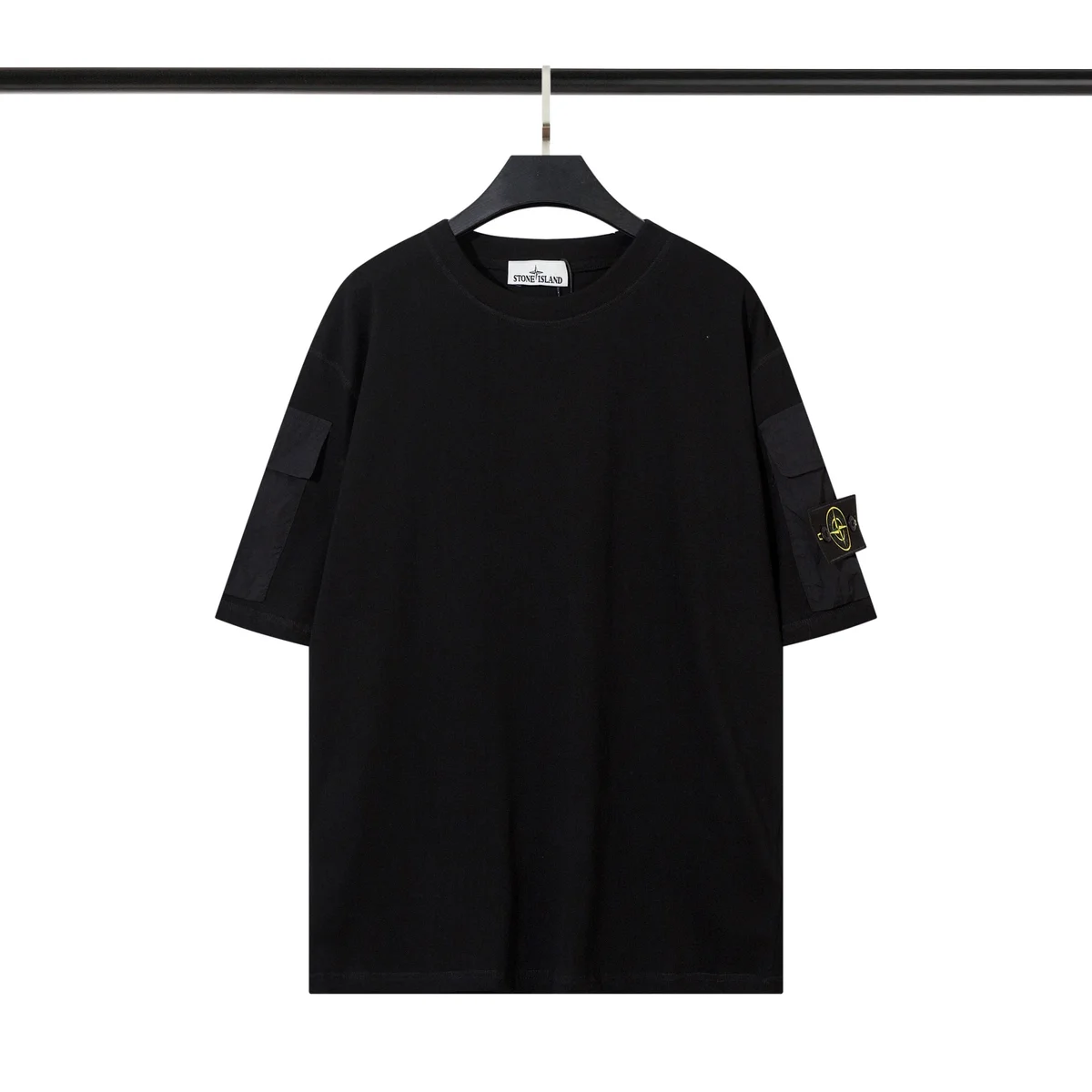 Stone Island Stone Island Black Oversized T-Shirt Black