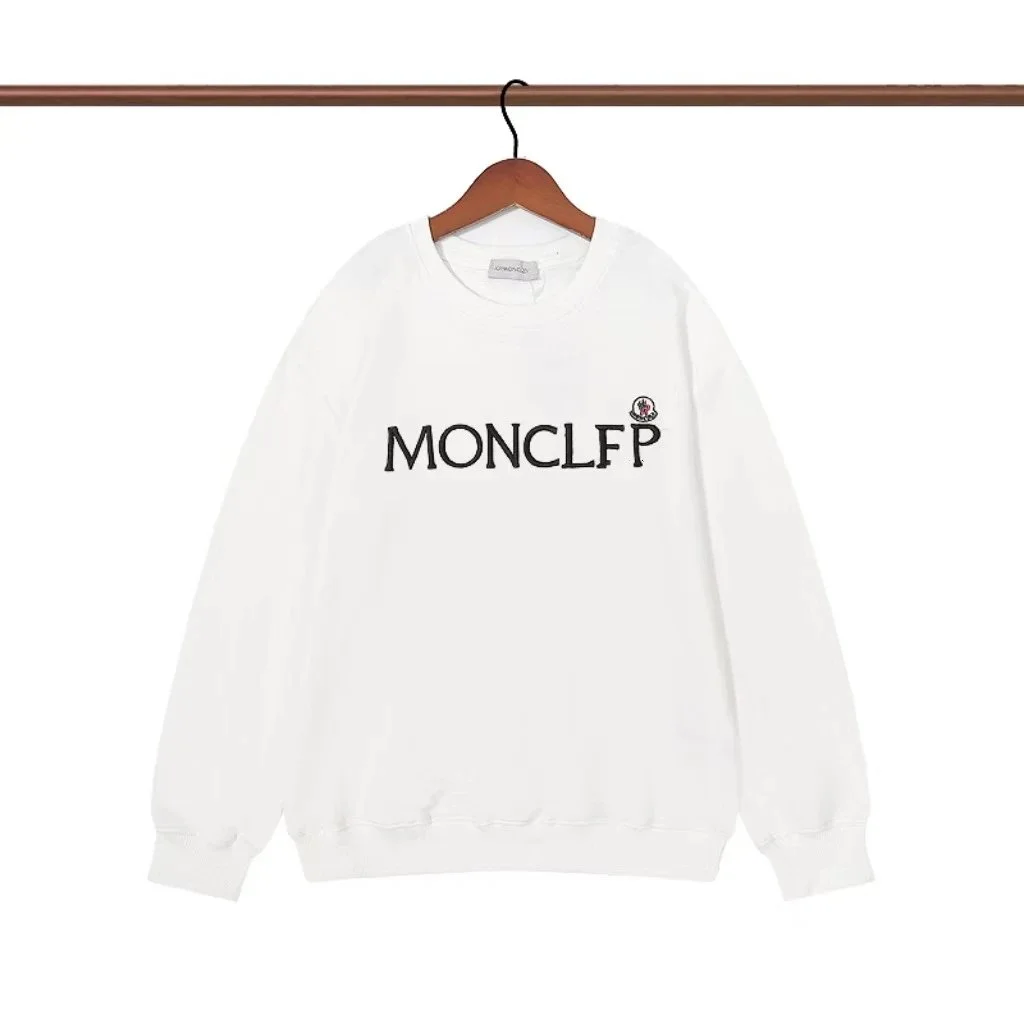 Moncler Moncler Logo Crewneck Sweatshirt White White