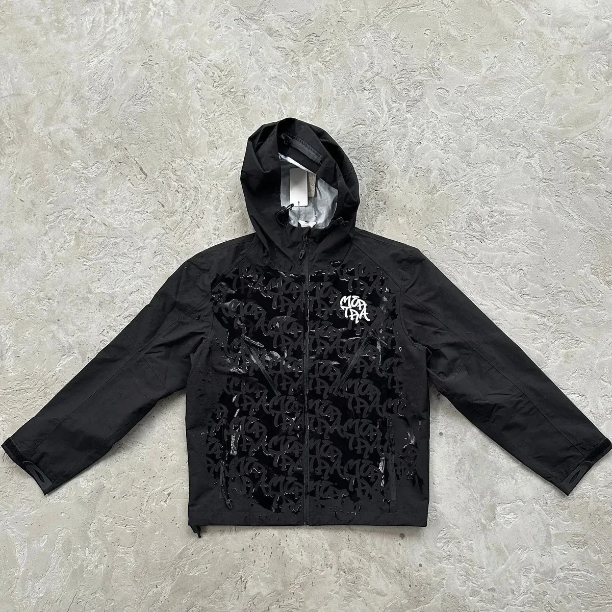 Other Black MODTRA Jacket with Graphic Print Black
