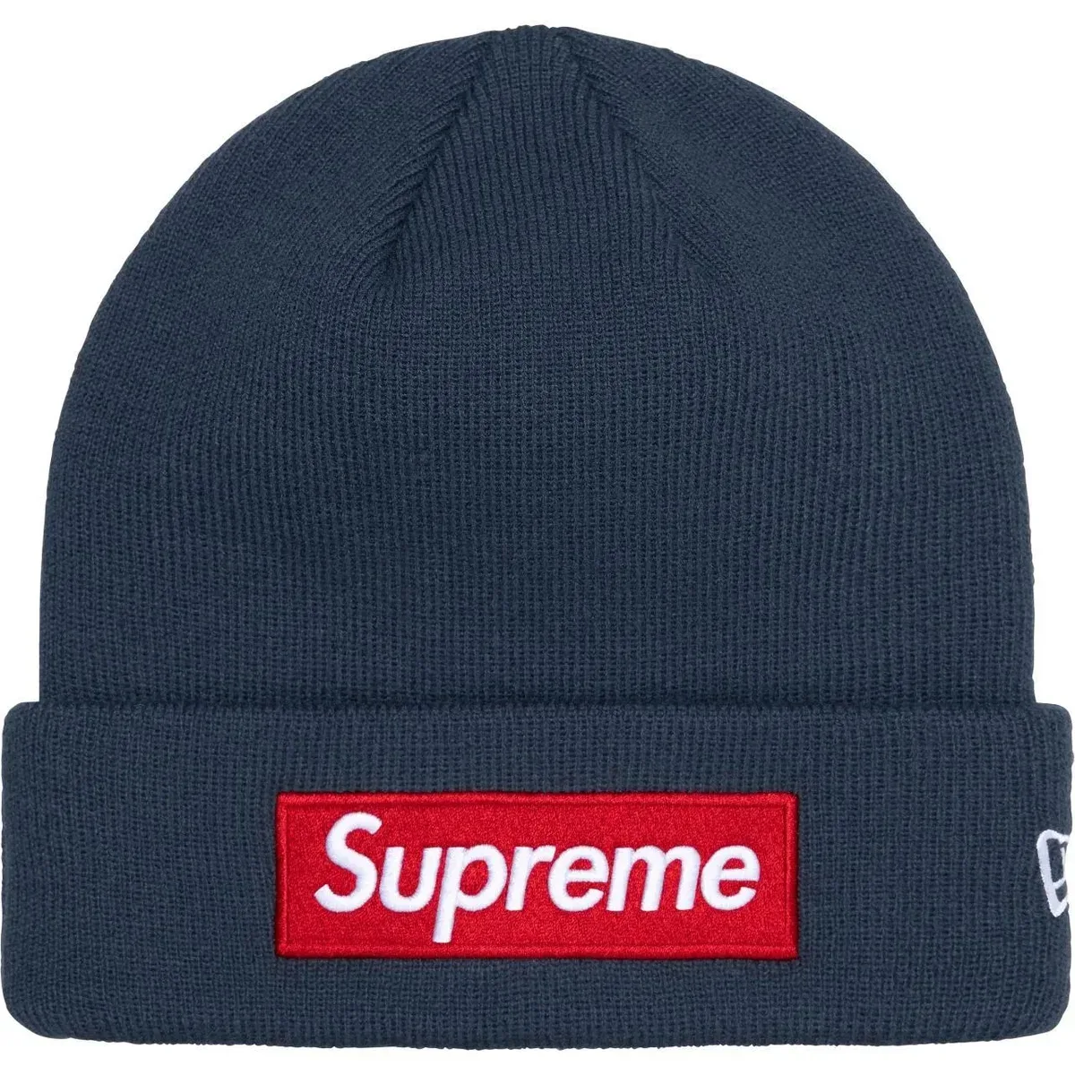 Supreme Supreme Box Logo Navy Blue Beanie Blue