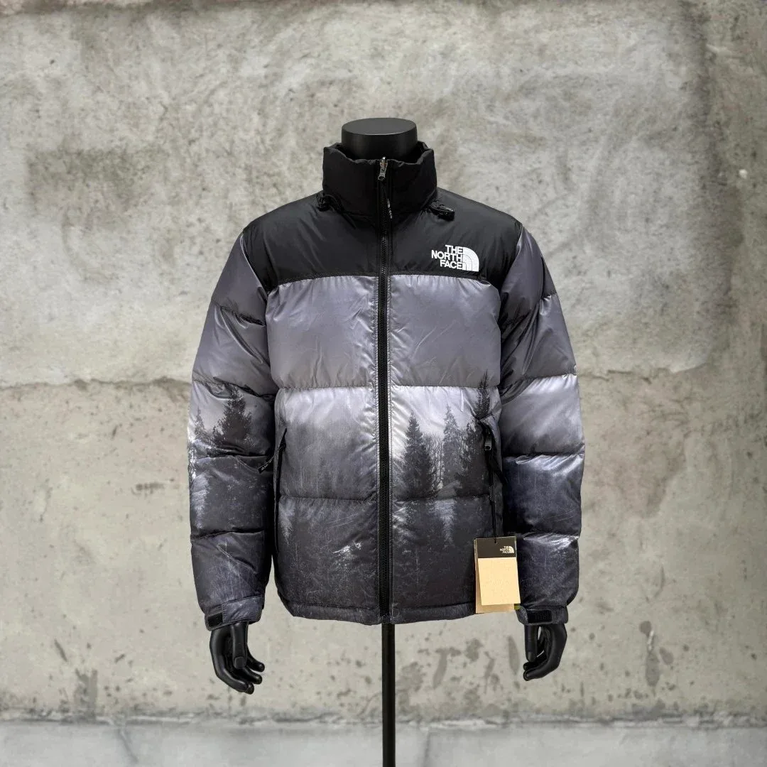 The North Face The North Face Nuptse Midnight Forest Puffer Jacket Black