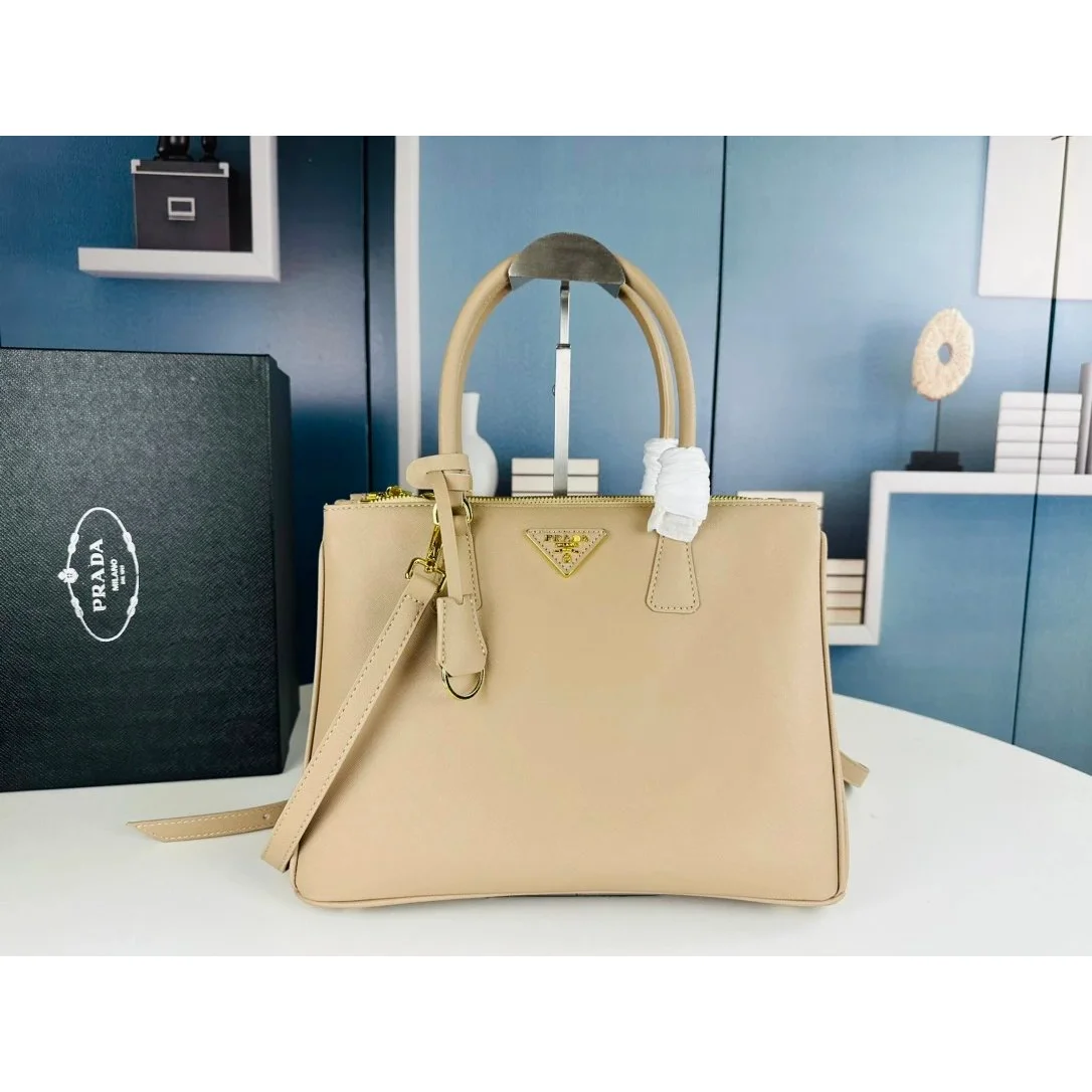 Prada Prada Saffiano Beige Tote Bag Beige